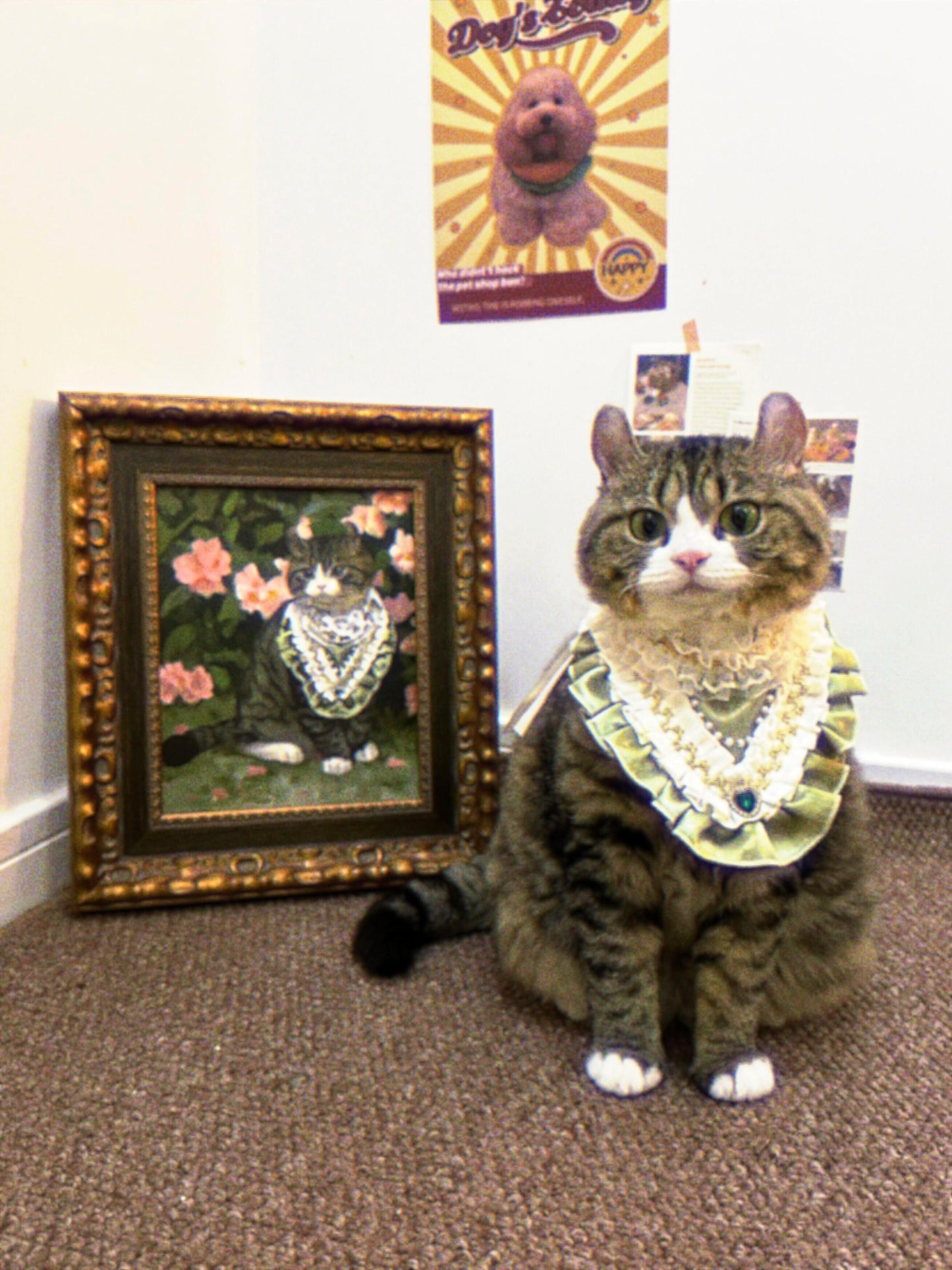 Custom 100% Hand-Painted Pet Portrait (Canvas/Wood)!
