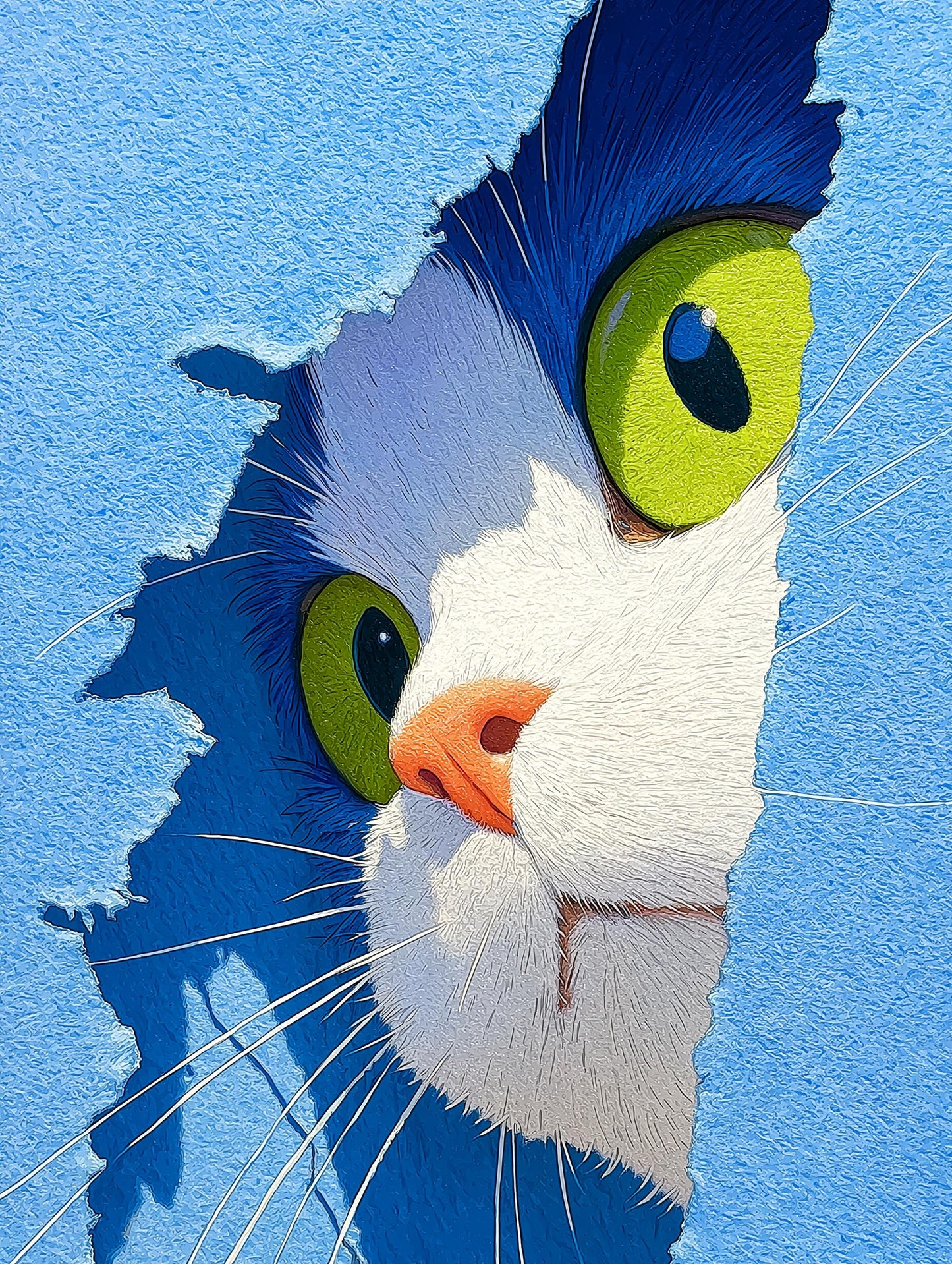 Turn Your Pet Photo into a Custom Portrait — Realistic or Abstract Style in Oil Painting, Watercolor, Colored Pencil & Cartoon