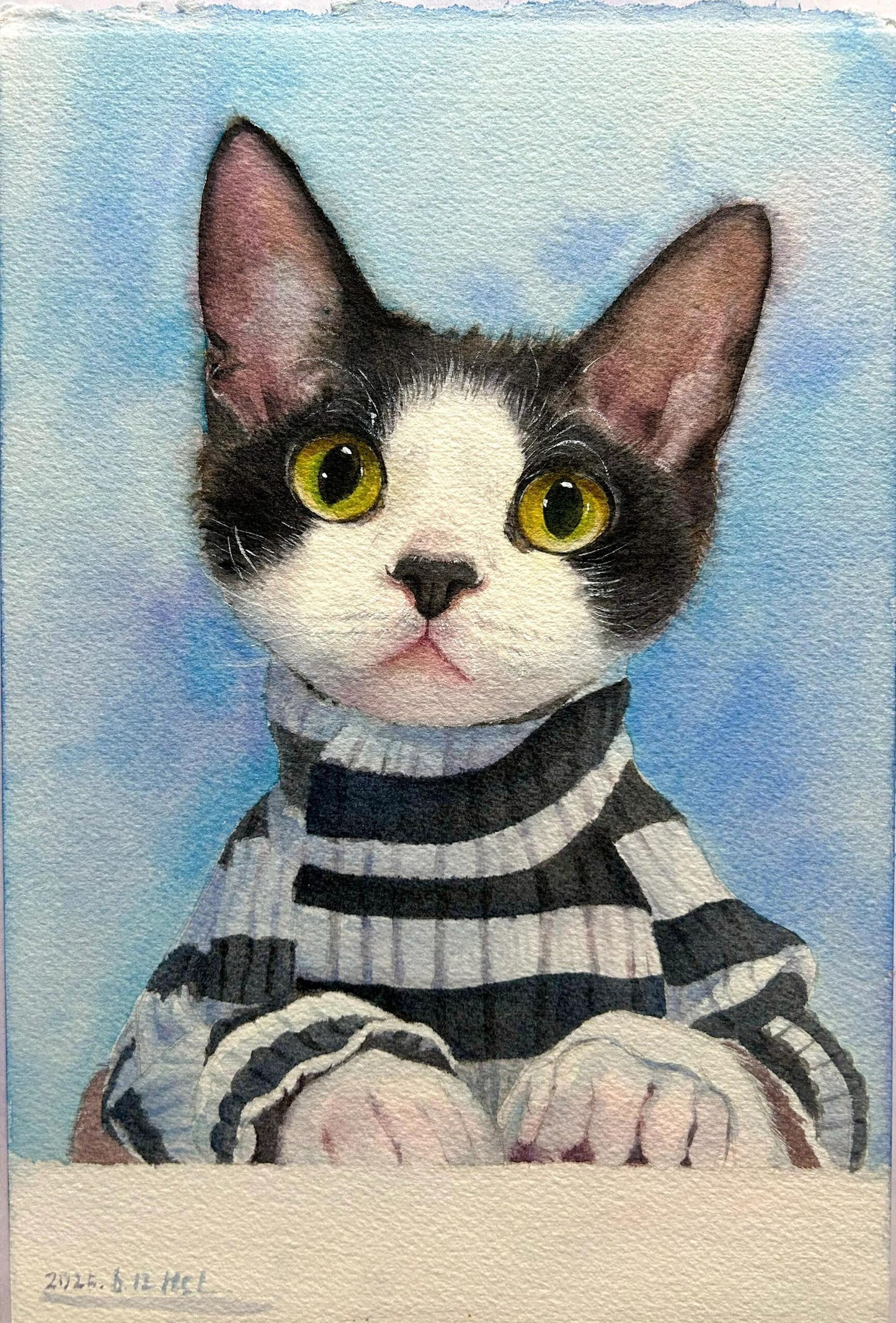 Turn Your Pet Photo into a Custom Portrait — Realistic or Abstract Style in Oil Painting, Watercolor, Colored Pencil & Cartoon