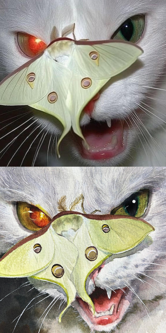 Custom Watercolor Pet Portrait – Handcrafted Artistic Illustration Turn your pet’s photo into a stunning watercolor portrait — soft, expressive, and full of life.