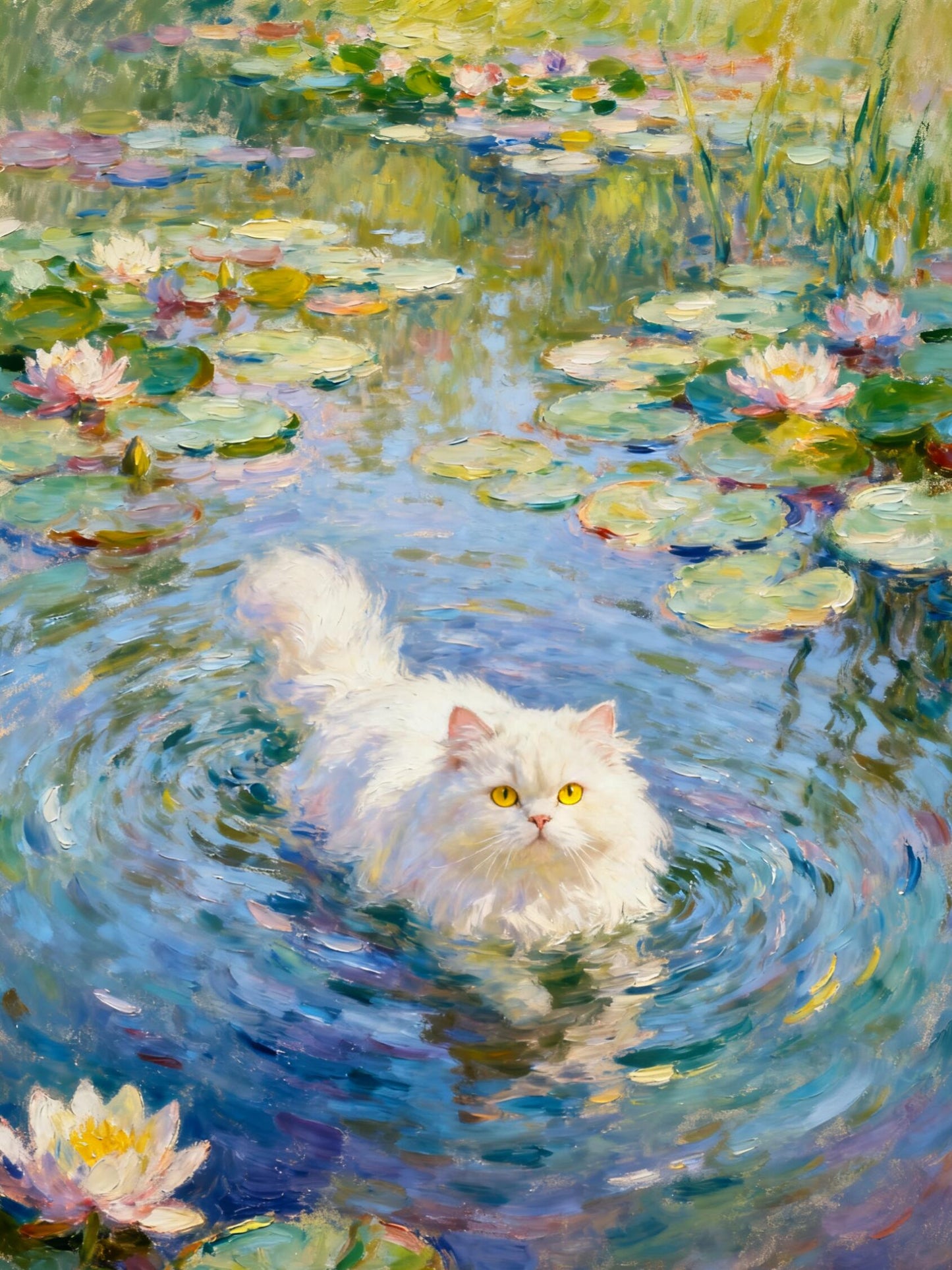 Turn Your Pet Photo into a Custom Portrait — Realistic or Abstract Style in Oil Painting, Watercolor, Colored Pencil & Cartoon