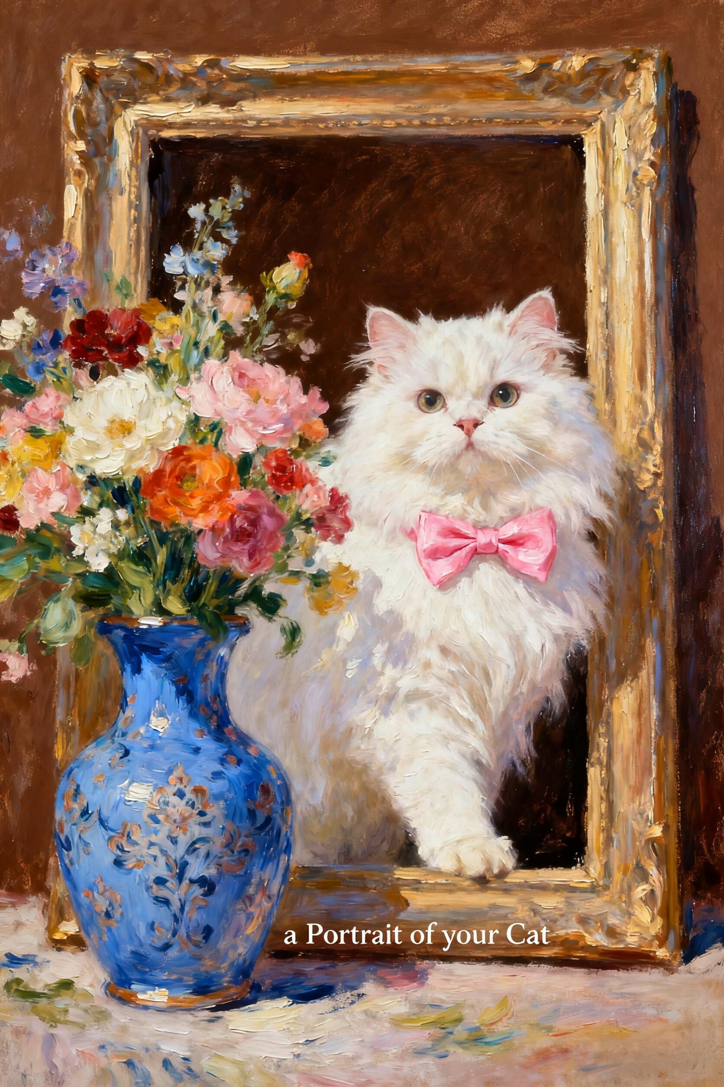 Turn Your Pet Photo into a Custom Portrait — Realistic or Abstract Style in Oil Painting, Watercolor, Colored Pencil & Cartoon