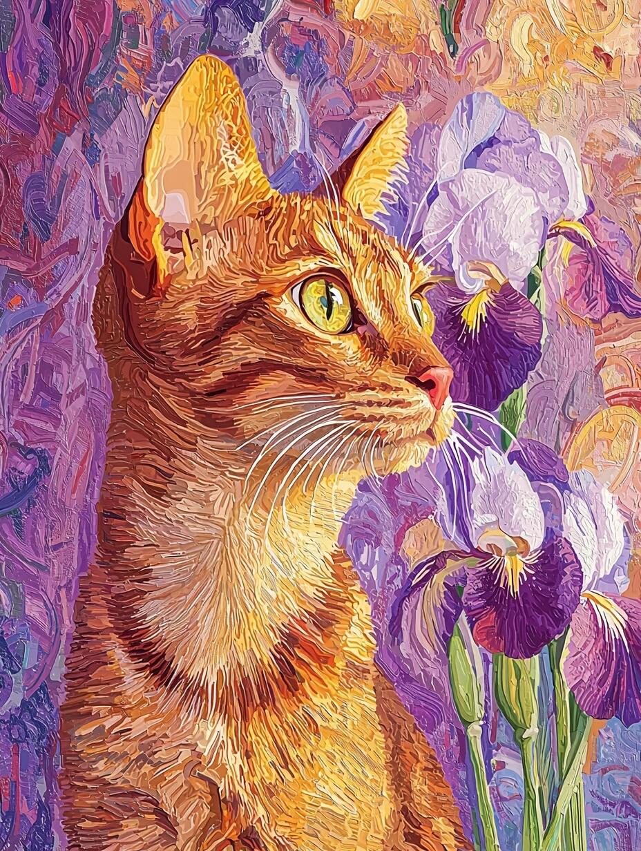 Turn Your Pet Photo into a Custom Portrait — Realistic or Abstract Style in Oil Painting, Watercolor, Colored Pencil & Cartoon