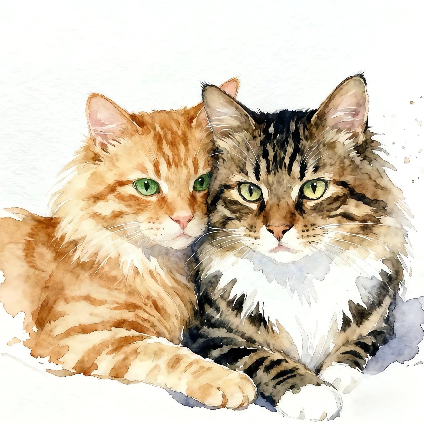 Turn Your Pet Photo into a Custom Portrait — Realistic or Abstract Style in Oil Painting, Watercolor, Colored Pencil & Cartoon