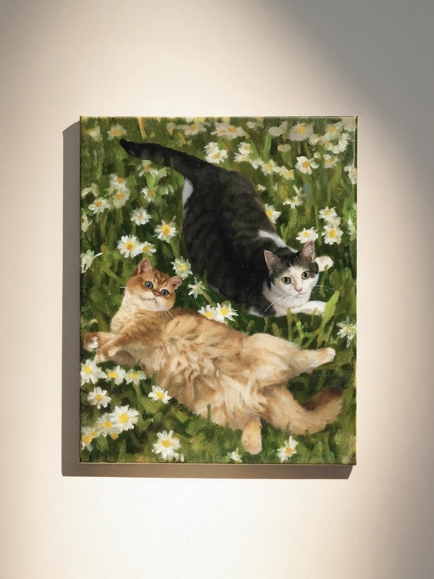 Custom 100% Hand-Painted Pet Portrait (Canvas/Wood)!